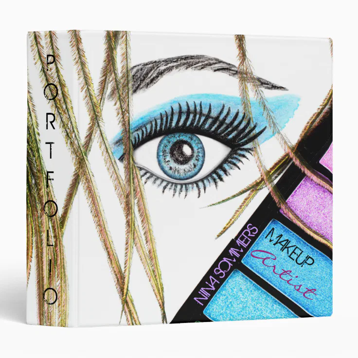Makeup Artist Portfolio Binder Zazzle
