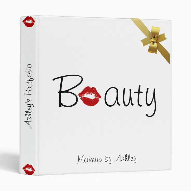 Makeup Artist Portfolio Binder Zazzle