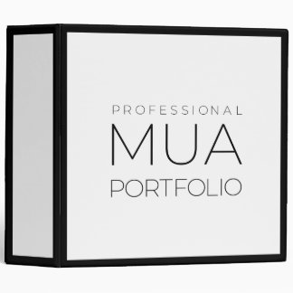 Makeup Artist Professional Portfolio 3 Ring Binde Binder