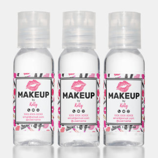 Makeup Artist Promotional Lipstick Lip Print Hand Sanitizer