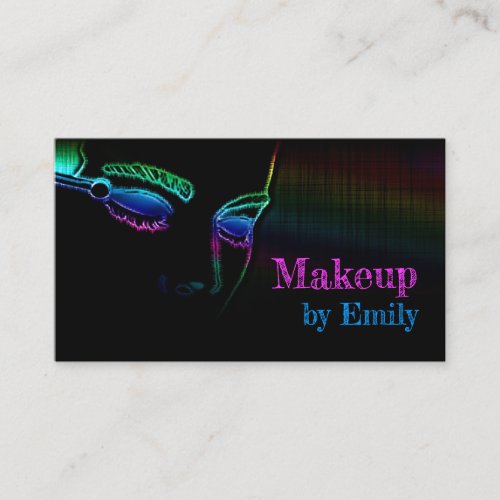 Make-up artist profile business card