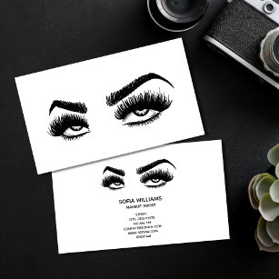 Makeup artist Roll Eye Beauty Salon Lash Extension Business Card