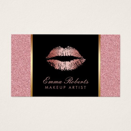 makeup_artist_rose_gold_glitter_lips_modern_salon_business_card r23b99796797b4908b9d22634185788b1_ke9gy_8byvr_540