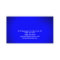 Makeup Artist Script Blue Business Card