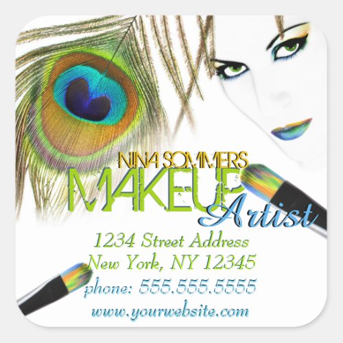 Makeup Artist Stickers