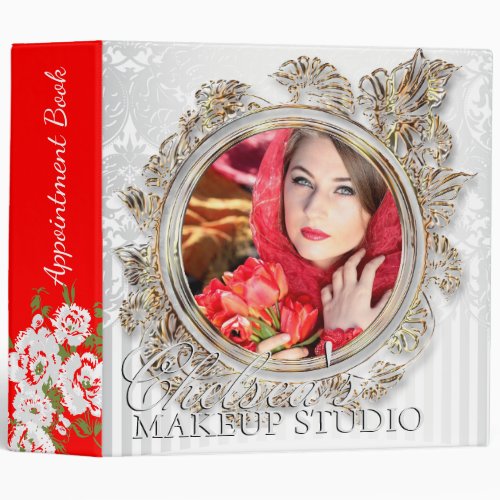 Makeup Artist Studio Design 3 Ring Binder