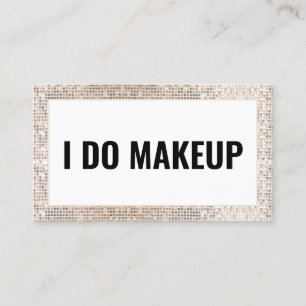 Makeup Artist Trendy Glam Business Card