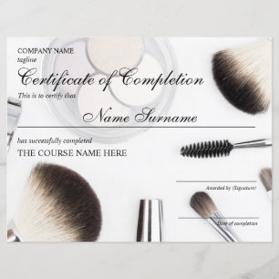 Makeup artist Wink Eye Beauty Course Completion