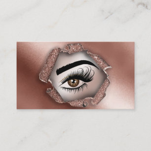 Makeup artist Wink Eye Beauty Salon Lash Extension Business Card
