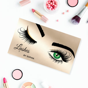 Makeup artist Wink Eye Beauty Salon Lash Extension Business Card