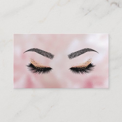 Makeup artist Wink Eye Beauty Salon Lash Extension Business Card