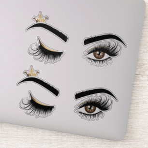 Makeup artist Wink Eye Beauty Salon Lash Extension Sticker