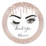 Makeup artist Wink Eye Brown Eye Beauty Salon Lash Classic Round Sticker