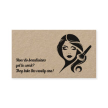 💄 Makeup Beautician – Kraft Paper with Joke Text
