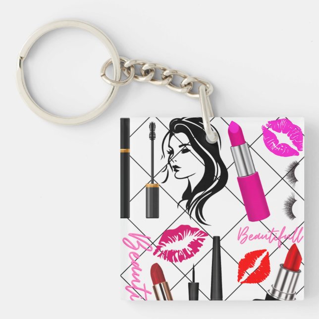 makeup beautifull keychain (Front)