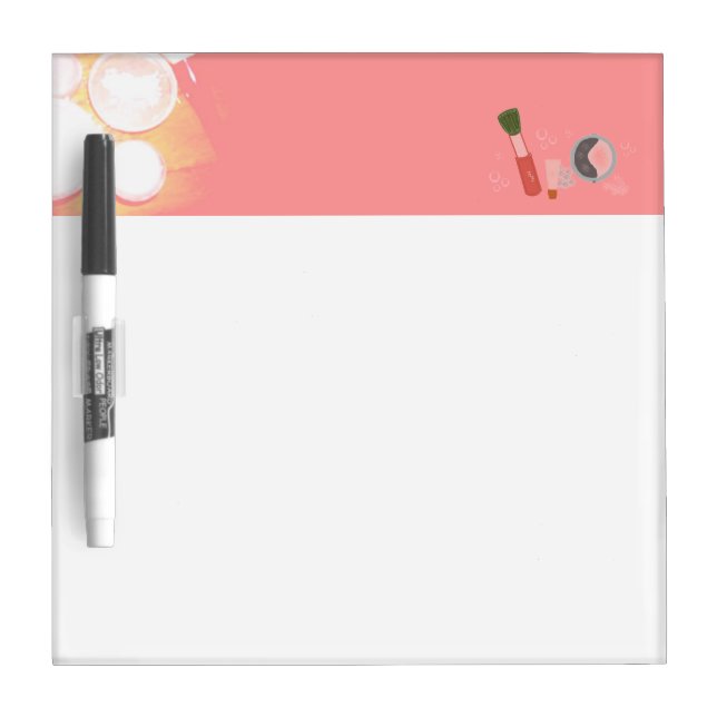 Makeup Beauty Bar Dry-Erase Board (Front)