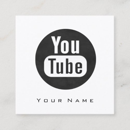 Makeup Beauty Blogger You_tuber Fashion Logo Socia Square Business Card