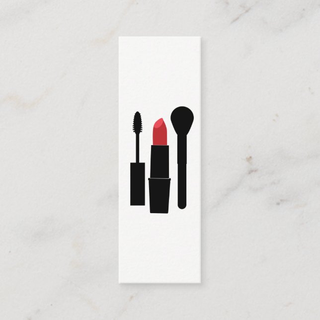 Makeup Beauty Mini Business Card (Front)