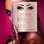 Makeup Beauty Salon Pink Glitter Prices Eyelashes Flyer<br><div class="desc">🌸✨ Glam Up Your Promotions: Florence Studio's Pink Glitter Beauty Salon Flyer! ✨🌸 Introducing the Makeup Beauty Salon Pink Glitter Printed Effect Rose Blush Metallic Background Prices Eyelashes Flyer by Florence Studio – where every detail sparkles with the promise of beauty and elegance. Printed on glossy paper, this flyer isn't...</div>