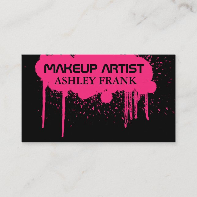 Makeup Business Card (Front)
