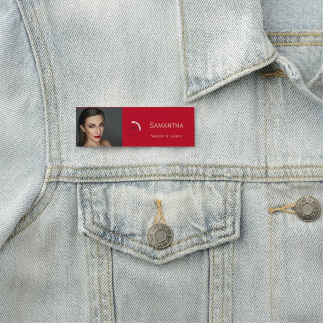 Makeup Business Card Name Tag (In Situ)
