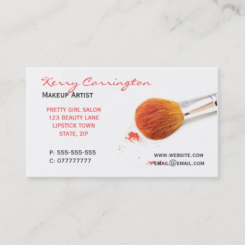 Makeup business cards