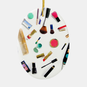 Makeup Ceramic Ornament