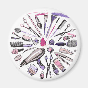 Makeup Circle Design Magnet