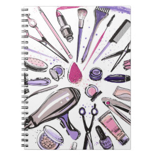 Makeup Circle Design Notebook
