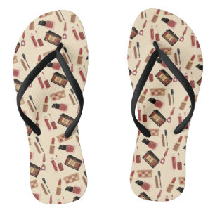 Makeup Cosmetics Beauty Pattern Cosmetology Flip Flops