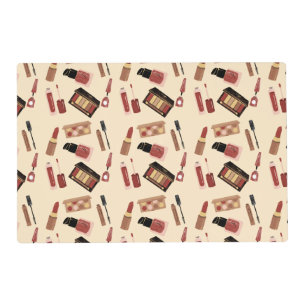 Makeup Cosmetics Pattern Cosmetology Placemat