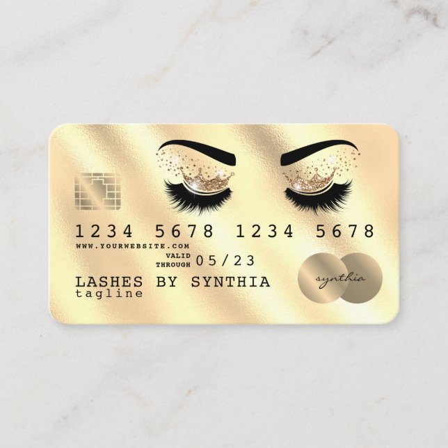 Makeup Credit Card lash queen (Front)