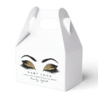 Makeup Eyebrows Lashes Social Sepia Gold White