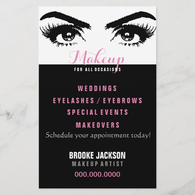 Makeup - for all occasions - Flyer (Front)
