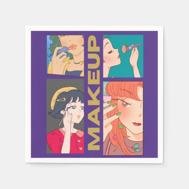 MAKEUP GIRLS NAPKINS (Front)