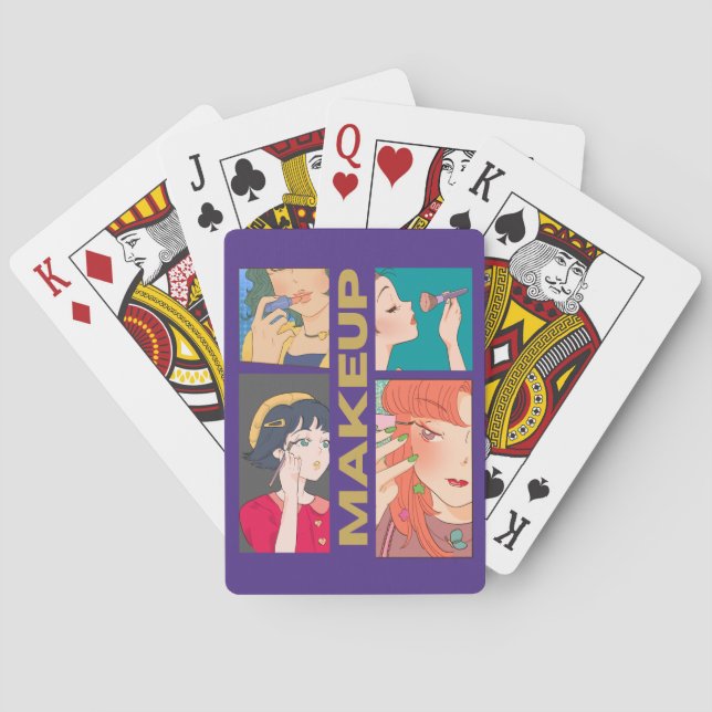 MAKEUP GIRLS POKER CARDS (Back)