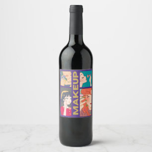 MAKEUP GIRLS WINE LABEL
