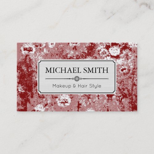 Makeup Hair Style Modern Vintage Sunflower 8 Business Card