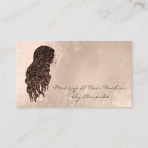 Makeup Hairdresser Stylis Mermaid Appointment Card