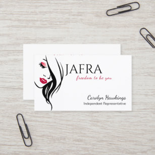 Makeup Independent Rep Jafra Business Card