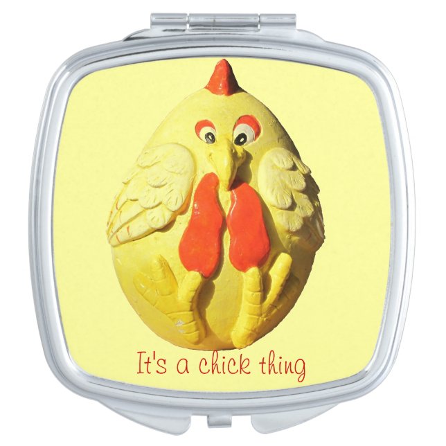 Makeup, It's A Chick Thing Meme Mirror For Makeup (Front)