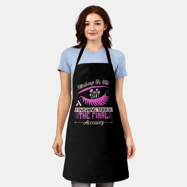 Makeup - Makeup Is The Finishing Touch Apron (Worn)