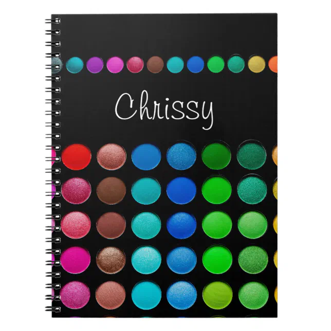 Makeup Theme Notepad Makeup Palette Notebook | Zazzle