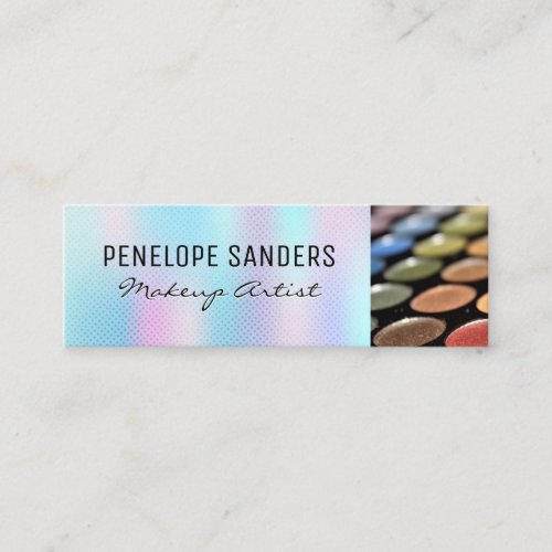 Makeup Palettes  Holographic Gradient Mini Business Card