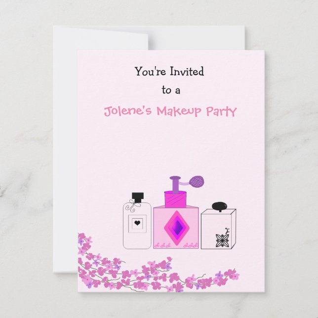 Makeup Party Invitation (Front)