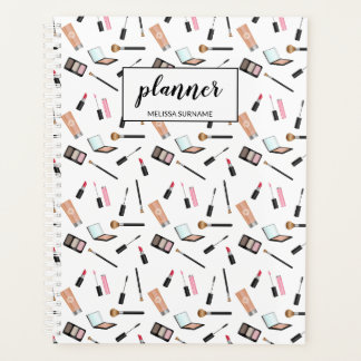 Makeup Pattern With Personalized Name Planner