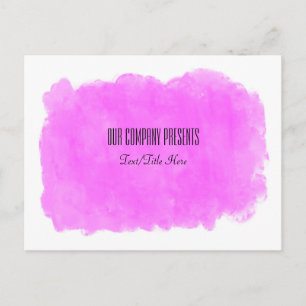 Makeup Pink Beauty Event Workshop Glam Trendy Postcard