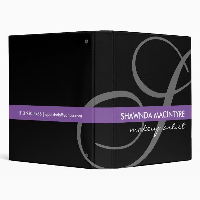 Makeup Portfolio Binder (Background)