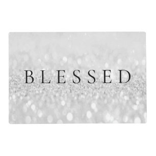 Makeup Princess Eyelash Glitter Blessed Placemat