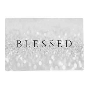 Makeup Princess Eyelash Glitter Blessed Placemat